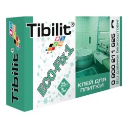 Тібіліт Еко -Фікс 1 Клей для плитки 25 кг.(Eco-Fix)