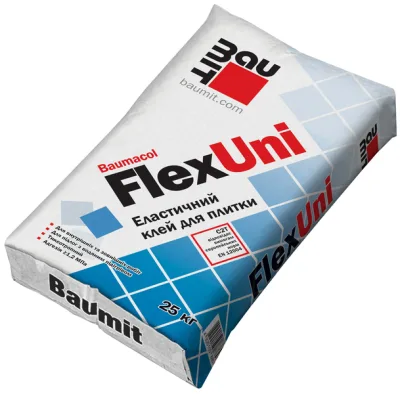 Бауміт Еластична Клейова суміш (FlexUni) 25кг (пал 54шт)