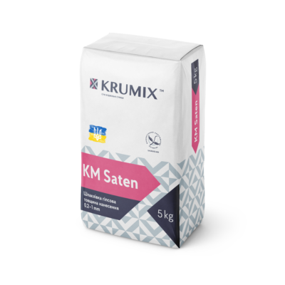 Крумікс КМ Saten 5 кг. Шпаклівка гіпсова (252шт)