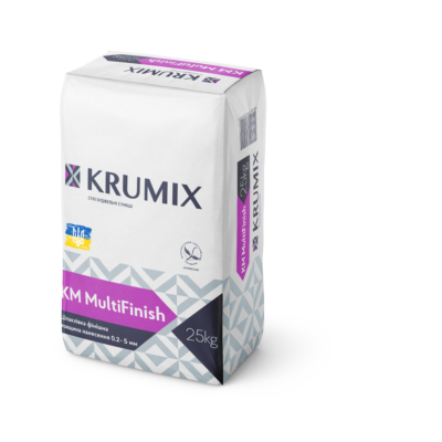 Крумікс КМ Мультіфініш 25 кг. Шпаклівка гіпсова фінішна (45шт)