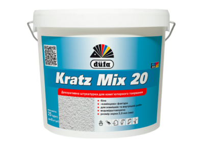 Дюфа Штукатурка KRATZMix Баранець (Акриловий, зерно 1,5мм.) 25кг.