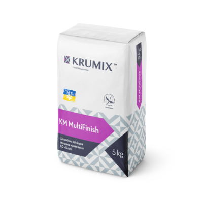 Крумікс КМ Мультіфініш 5 кг. Шпаклівка гіпсова фінішна (252шт)