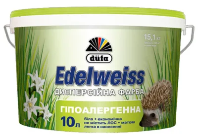 Дюфа фарба Гіпоалергена EdelweіssD601/3,5 кг