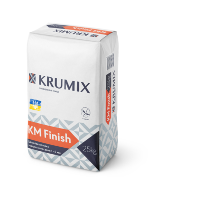 Крумікс КМ фініш 25 кг. Шпаклівка гіпсова