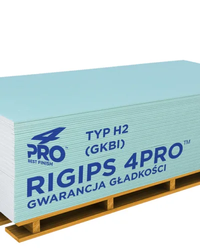 Г/к лист RIGIPS Hydro 12,5*1200*3000 (Вологостійкий 3,6м.кв. (64пал)