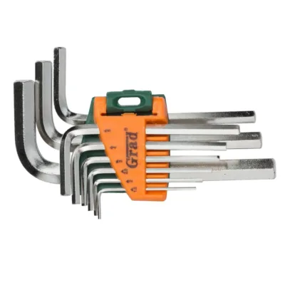 Ключі шестигранні 1.5-10мм 9шт CrV (короткі) Grad Сігма 4022075