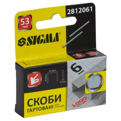 Скоби для степлера будівельного