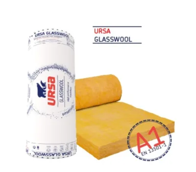 Теплоізоляція зі скловати URSA 150мм 6,25м.кв λ45 (150125050001) (пал 30шт)