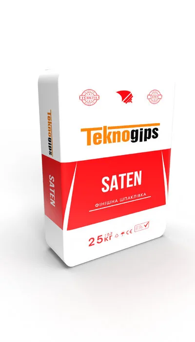 Шпаклівкa Сатенгіпс (чистова) TeknoGіps 25кг.(54шт)