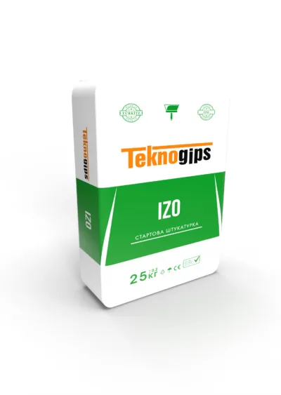 Шпаклівкa Ізогіпс (чорнова) TeknoGіps 25кг.(54шт)